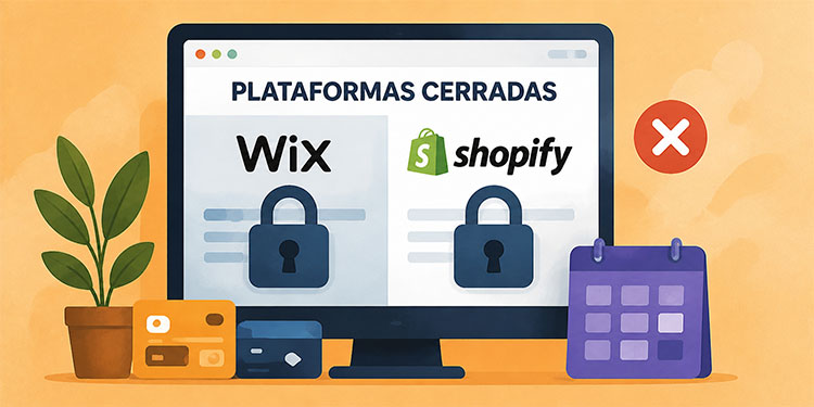 Plataformas para web de software cerrado