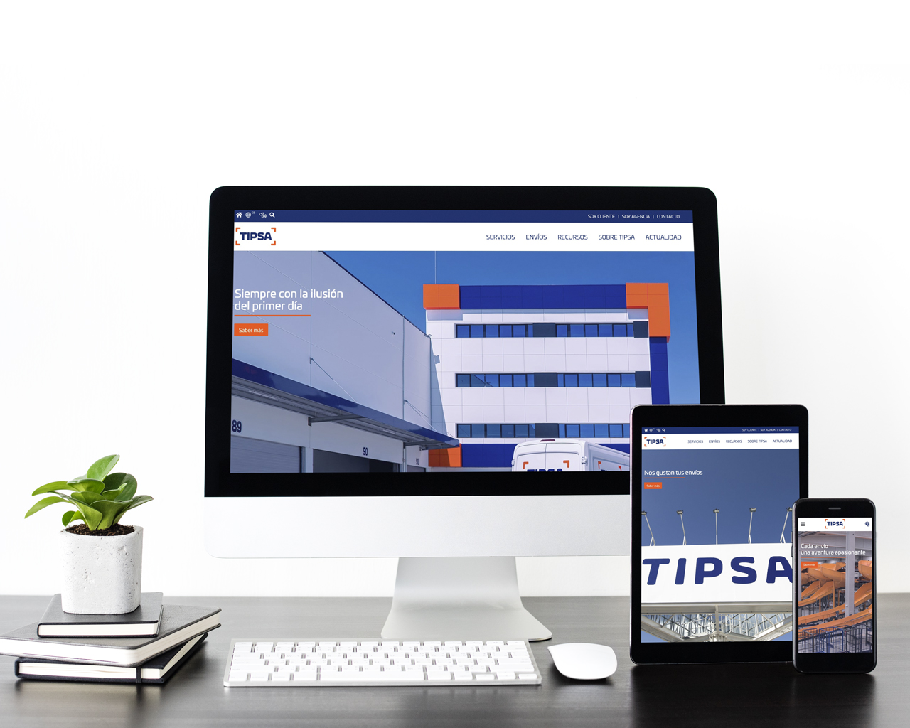 Diseño web para TIPSA adaptativo