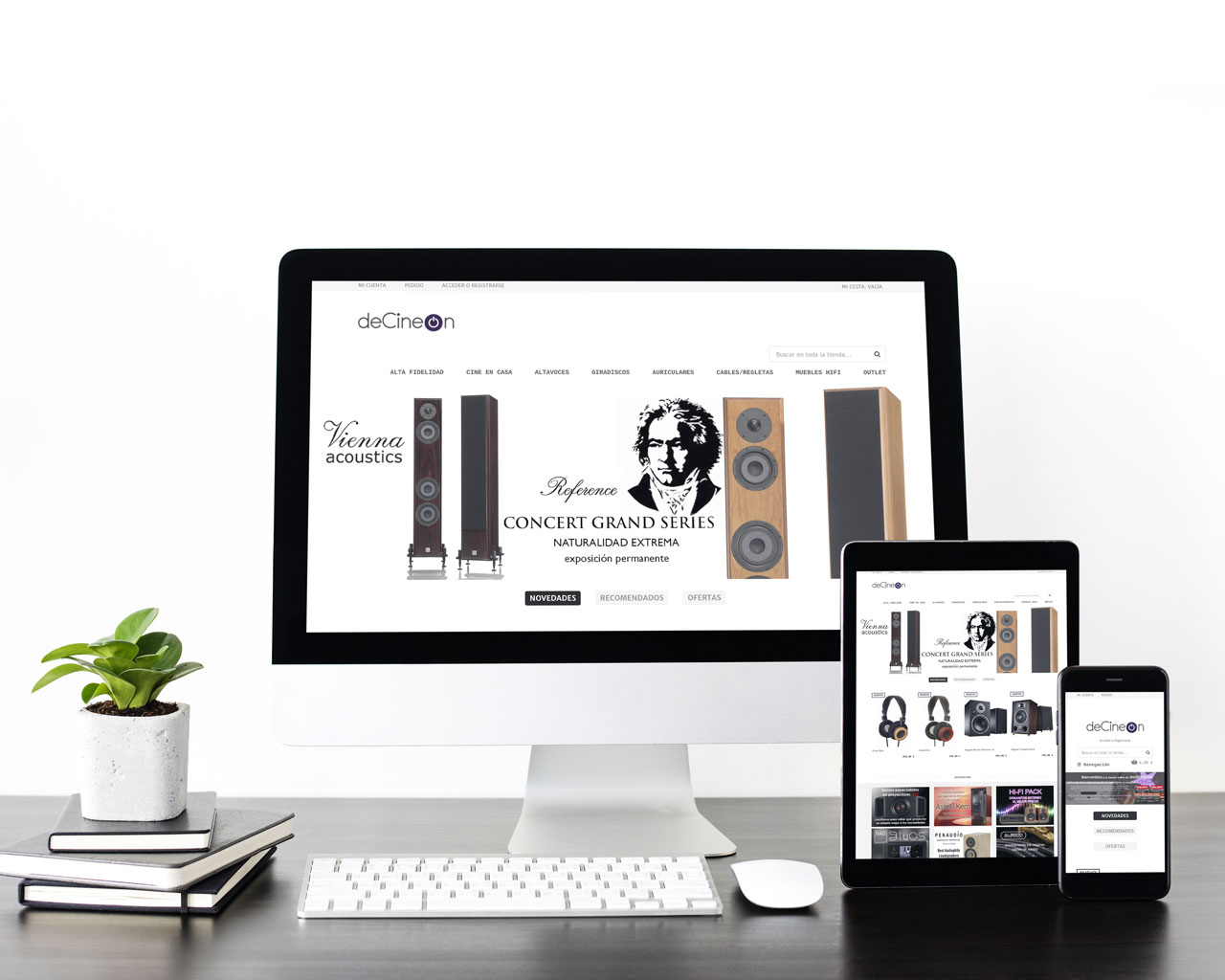 Diseño de tienda online adaptativa para deCineOn