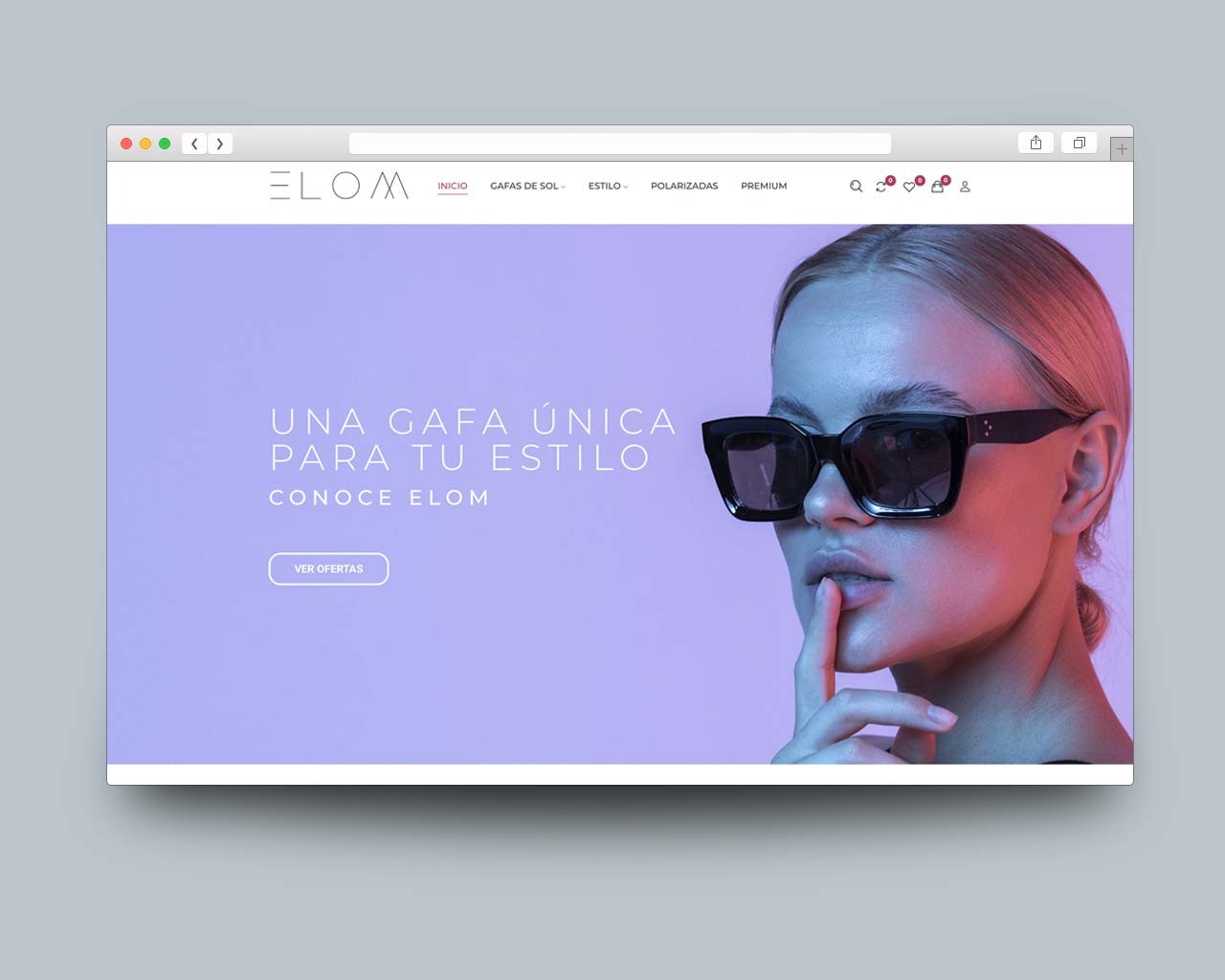Home Diseño Tienda Online Prestashop para ELOM