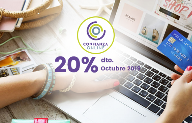 20% de Descuento en el Sello de Confianza Online Octubre 2019
