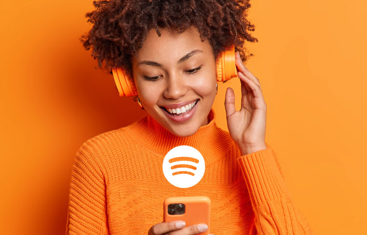 Crear y compartir listas de Spotify en tu negocio: imagen de marca